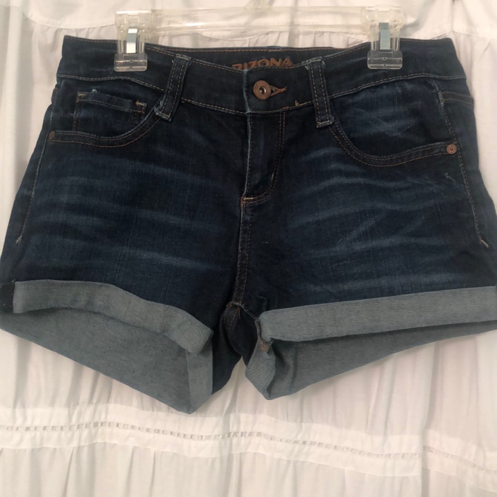 Arizona mid rise jean short